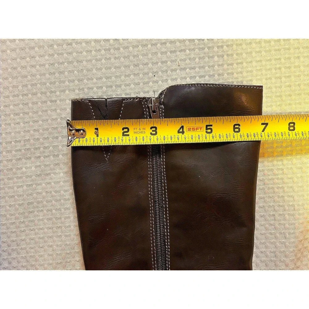 Natural‎ Soul by Naturalizer Size 8M Carolina Riding Knee High Boots - Brown